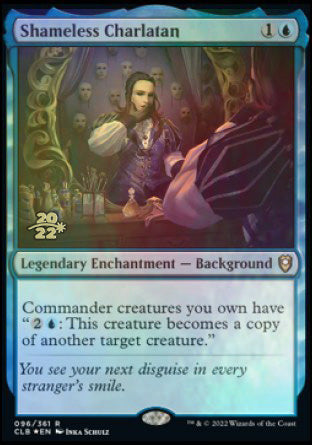 Shameless Charlatan [Commander Legends: Battle for Baldur's Gate Prerelease Promos] | Shuffle n Cut Hobbies & Games