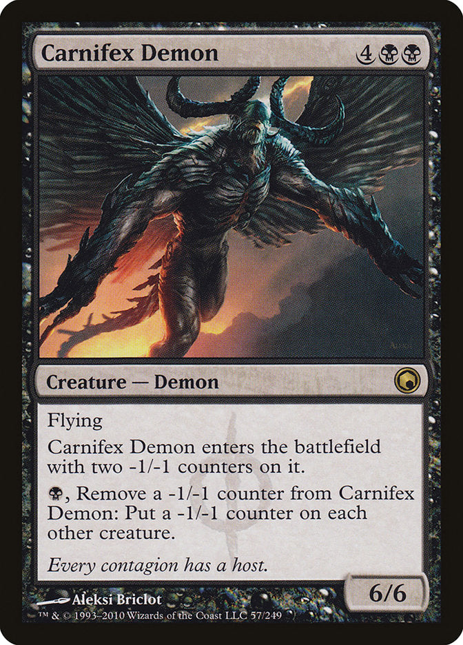 Carnifex Demon [Scars of Mirrodin] | Shuffle n Cut Hobbies & Games