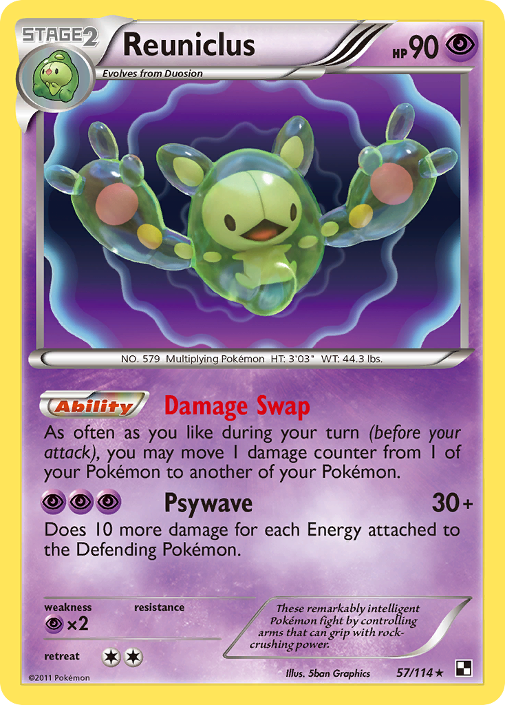 Reuniclus [Black & White] | Shuffle n Cut Hobbies & Games