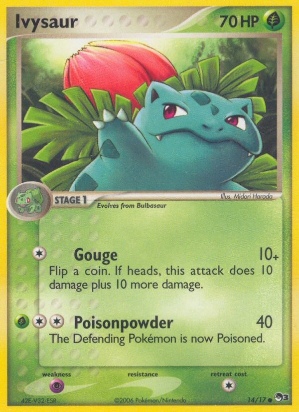 Ivysaur (14/17) [POP Series 3] | Shuffle n Cut Hobbies & Games