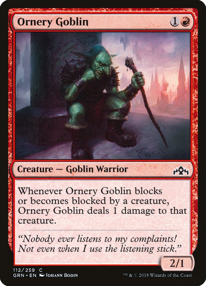 Ornery Goblin [Guilds of Ravnica] | Shuffle n Cut Hobbies & Games