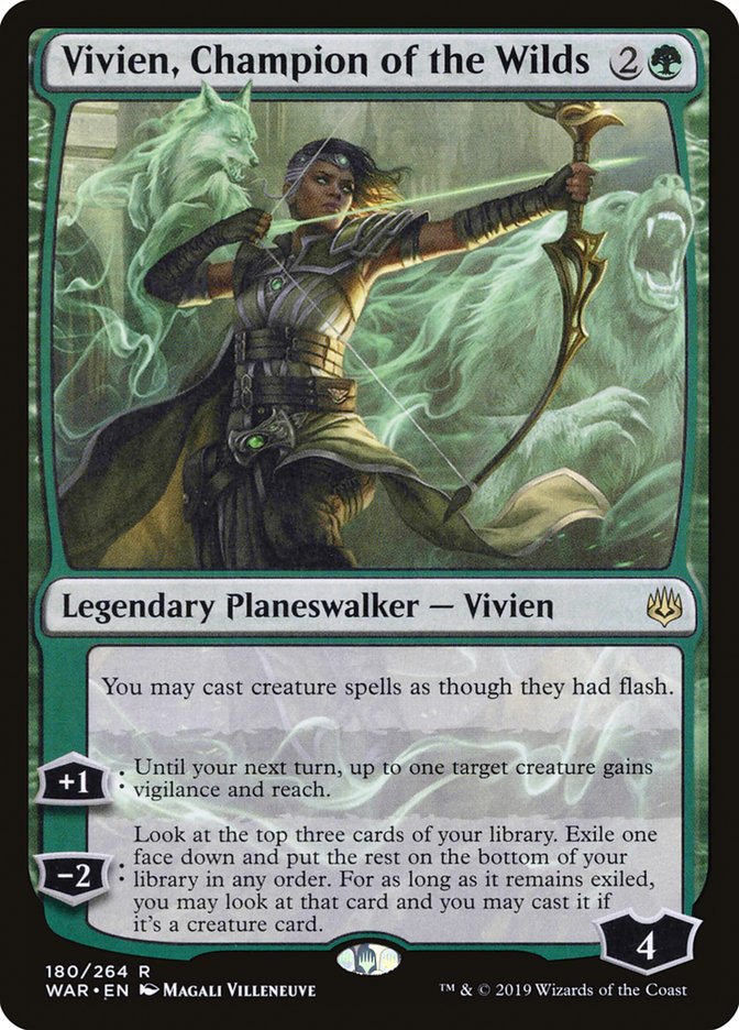 Vivien, Champion of the Wilds [War of the Spark] | Shuffle n Cut Hobbies & Games