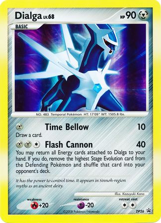 Dialga (DP26) (Jumbo Card) [Diamond & Pearl: Black Star Promos] | Shuffle n Cut Hobbies & Games