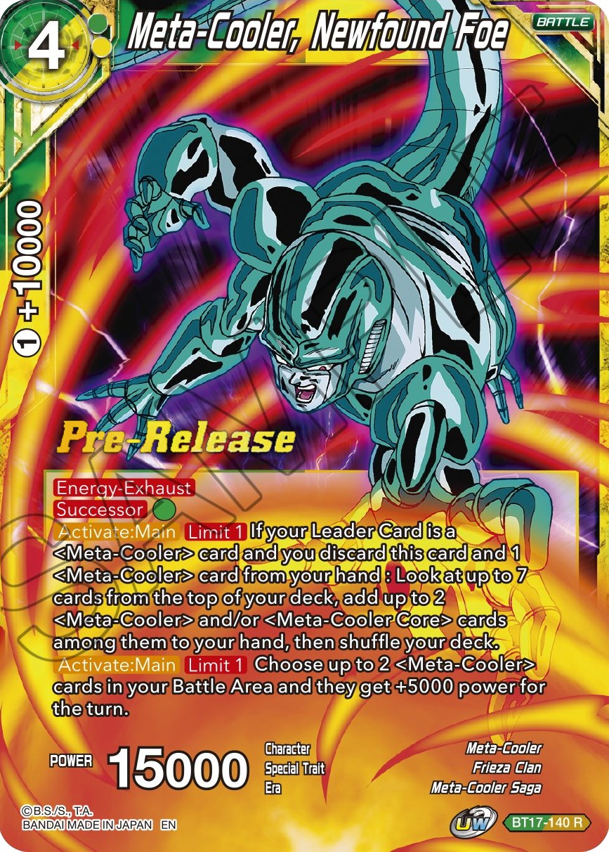Meta-Cooler, Newfound Foe (BT17-140) [Ultimate Squad Prerelease Promos] | Shuffle n Cut Hobbies & Games