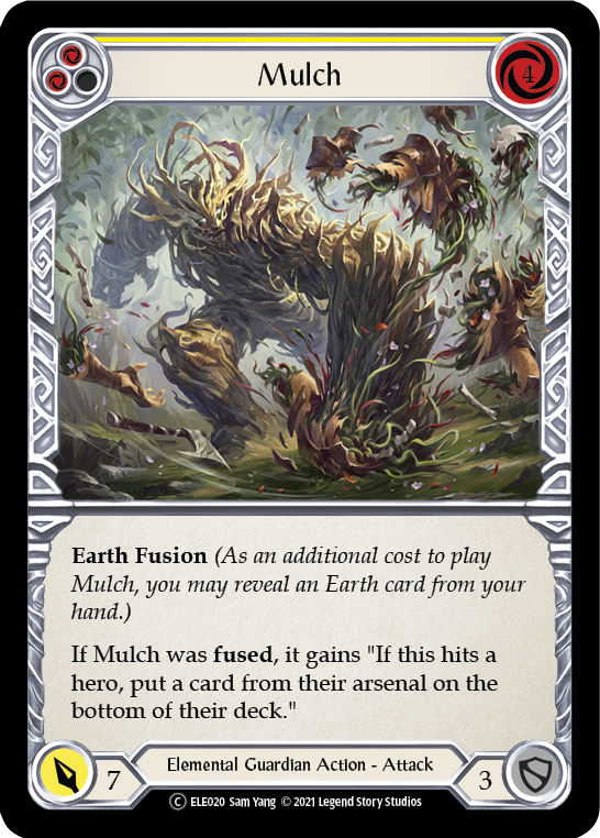 Mulch (Yellow) [U-ELE020] Unlimited Normal | Shuffle n Cut Hobbies & Games