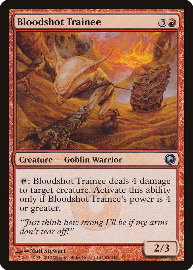 Bloodshot Trainee [Scars of Mirrodin] | Shuffle n Cut Hobbies & Games