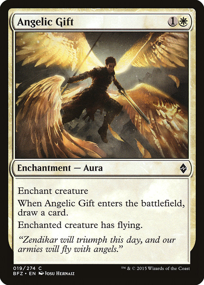 Angelic Gift [Battle for Zendikar] | Shuffle n Cut Hobbies & Games