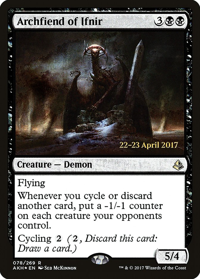 Archfiend of Ifnir [Amonkhet Prerelease Promos] | Shuffle n Cut Hobbies & Games