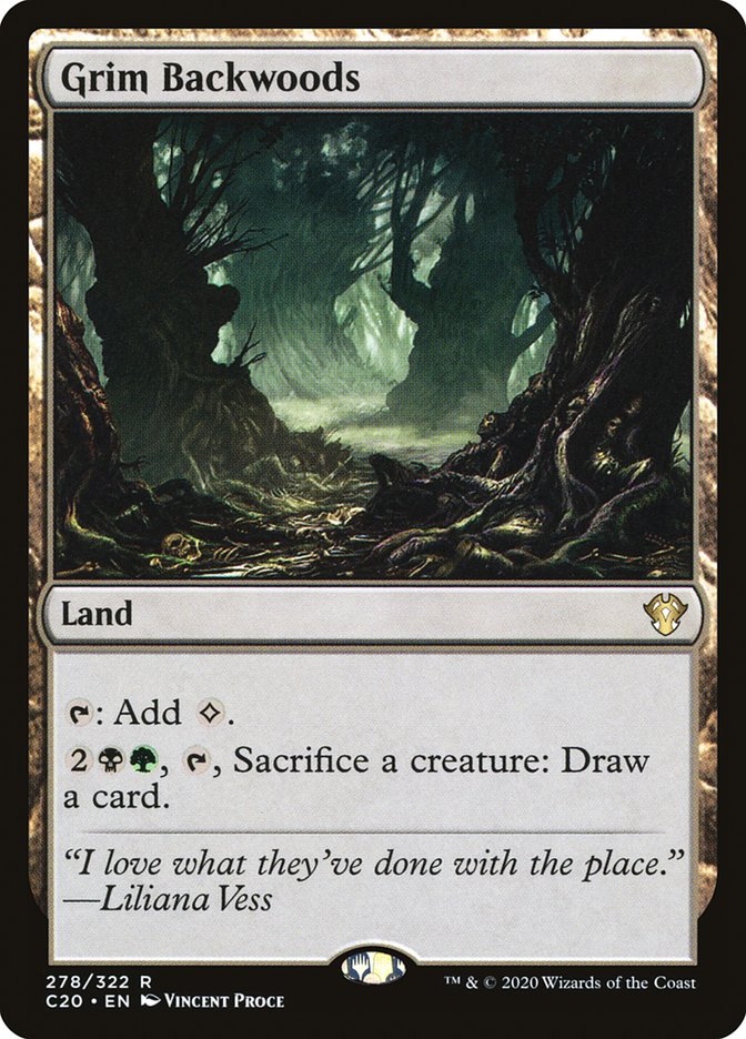 Grim Backwoods [Commander 2020] | Shuffle n Cut Hobbies & Games