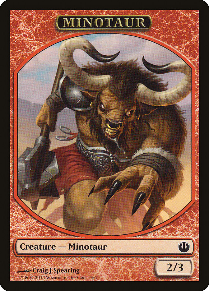 Minotaur Token [Journey into Nyx Tokens] | Shuffle n Cut Hobbies & Games