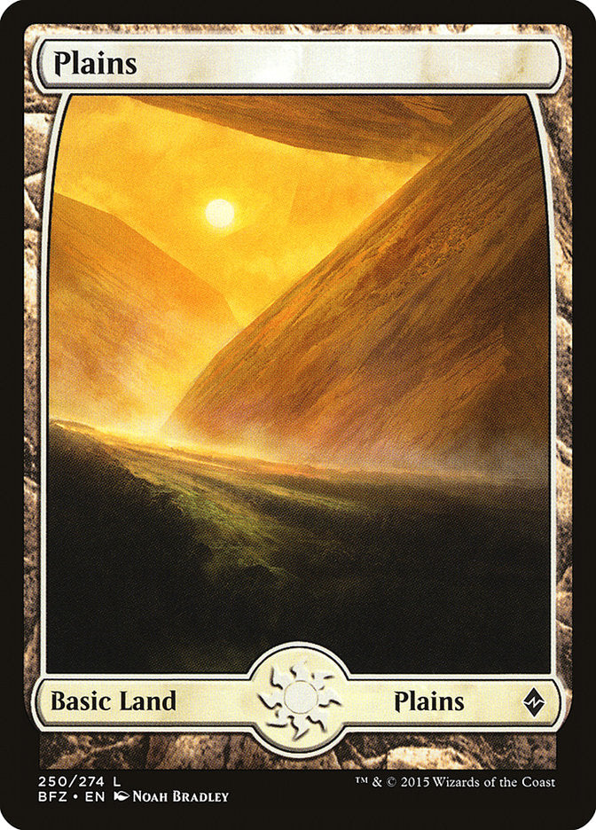 Plains (250) (Full Art) [Battle for Zendikar] | Shuffle n Cut Hobbies & Games