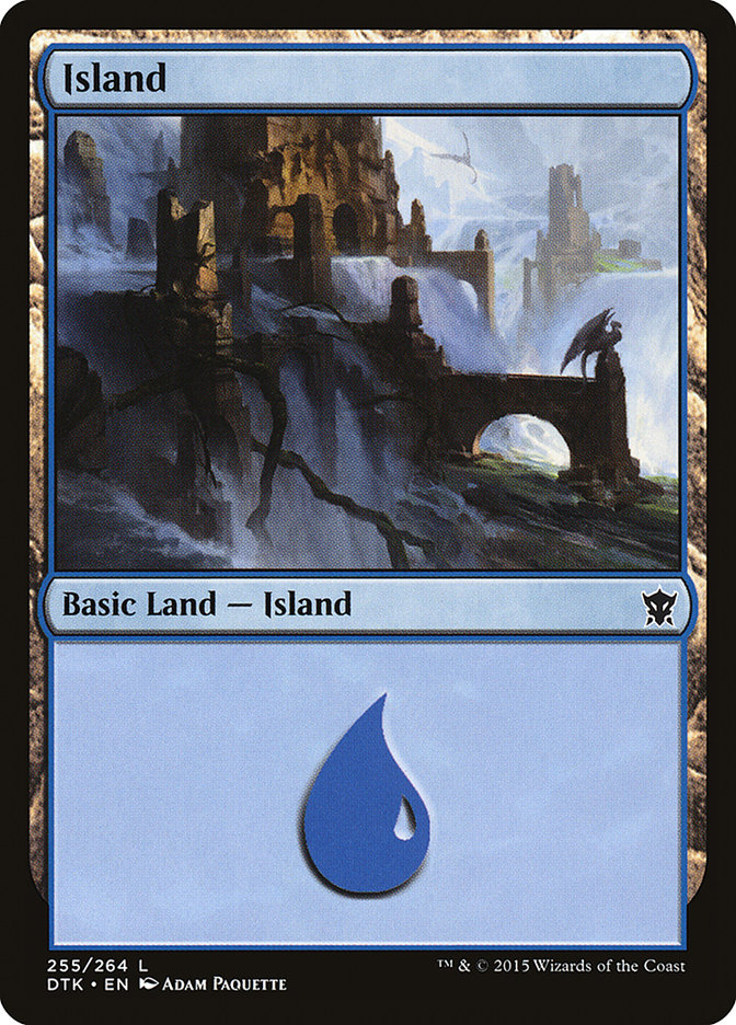 Island (255) [Dragons of Tarkir] | Shuffle n Cut Hobbies & Games