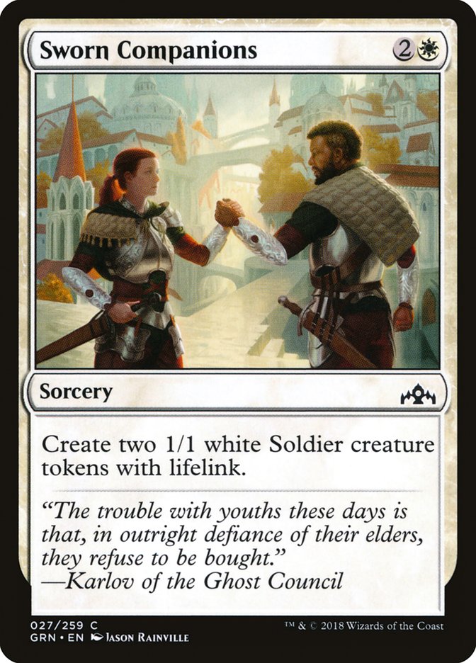 Sworn Companions [Guilds of Ravnica] | Shuffle n Cut Hobbies & Games