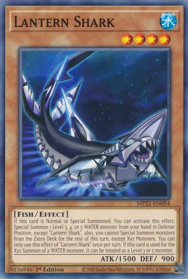 Lantern Shark [MP21-EN054] Common | Shuffle n Cut Hobbies & Games