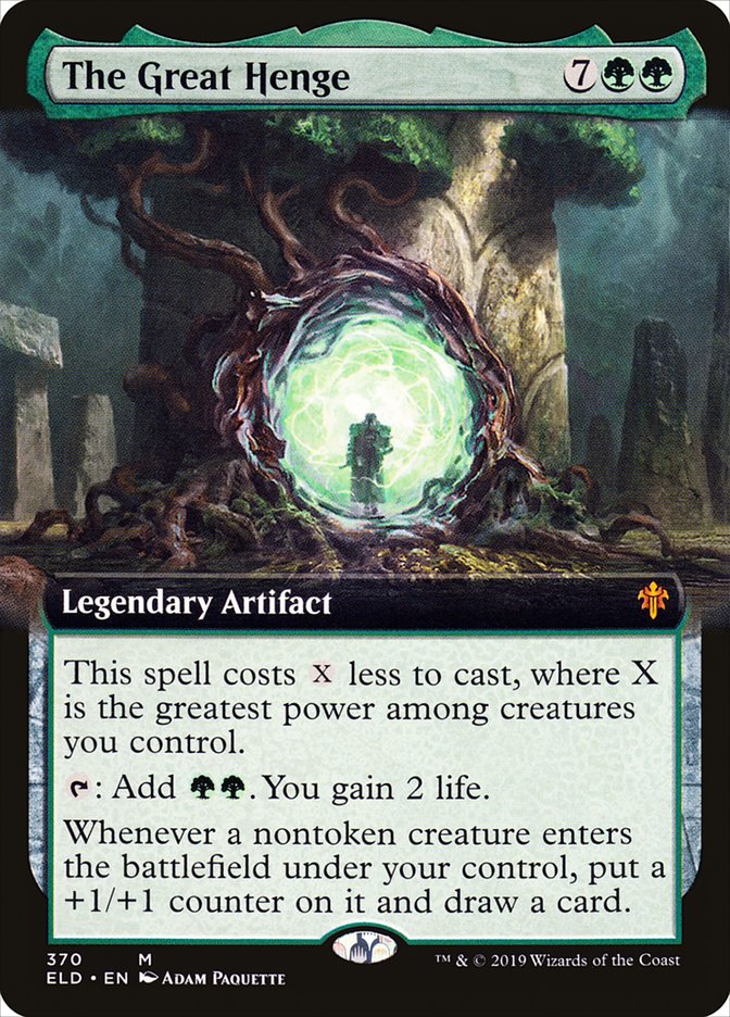 The Great Henge (Extended Art) [Throne of Eldraine] | Shuffle n Cut Hobbies & Games