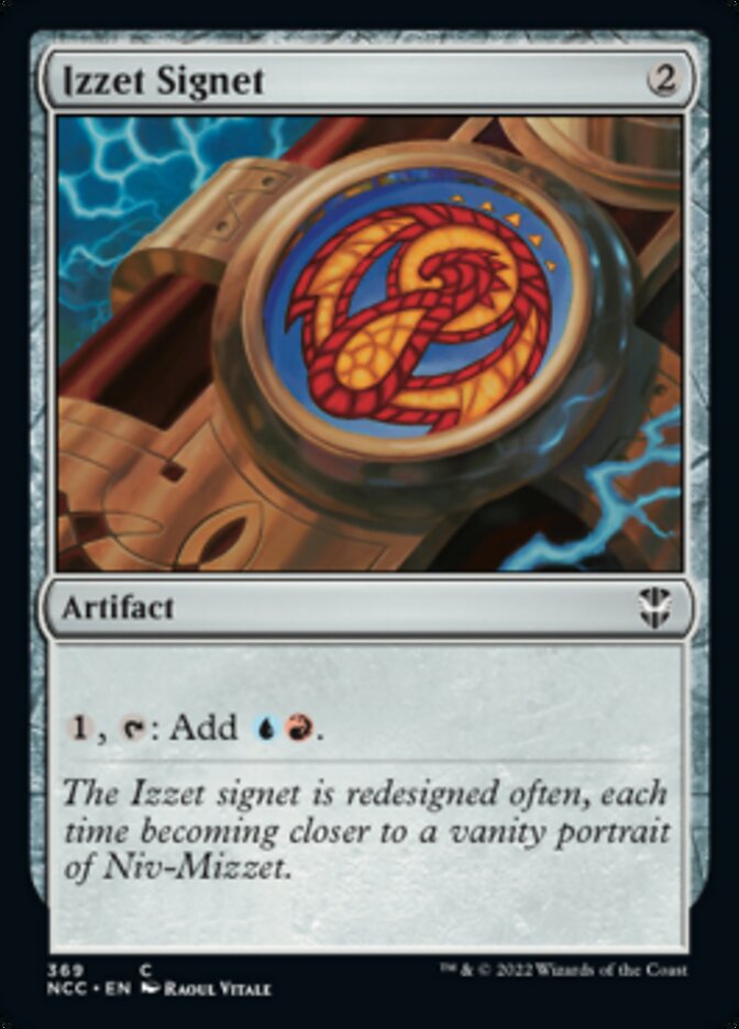 Izzet Signet [Streets of New Capenna Commander] | Shuffle n Cut Hobbies & Games