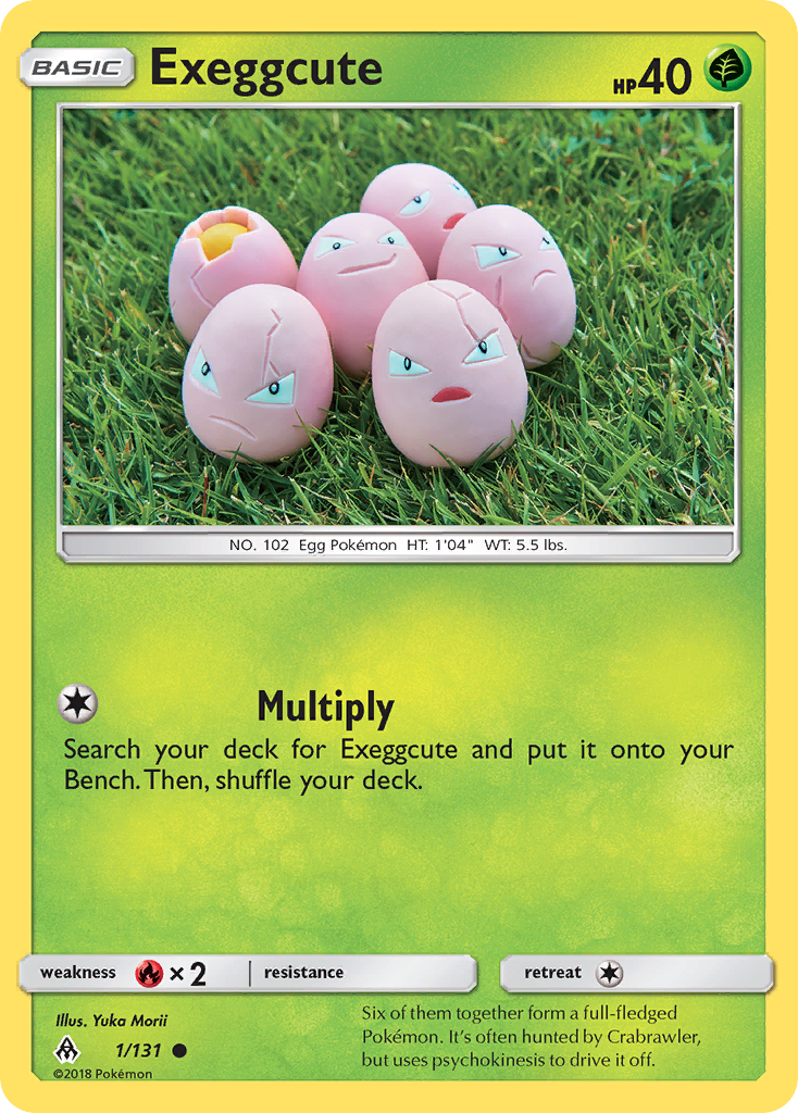 Exeggcute (1/131) [Sun & Moon: Forbidden Light] | Shuffle n Cut Hobbies & Games