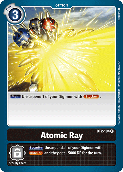 Atomic Ray [BT2-104] [Release Special Booster Ver.1.0] | Shuffle n Cut Hobbies & Games