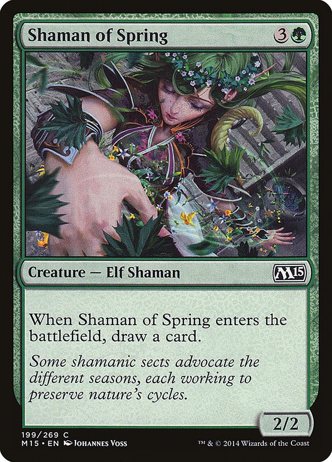 Shaman of Spring [Magic 2015] | Shuffle n Cut Hobbies & Games