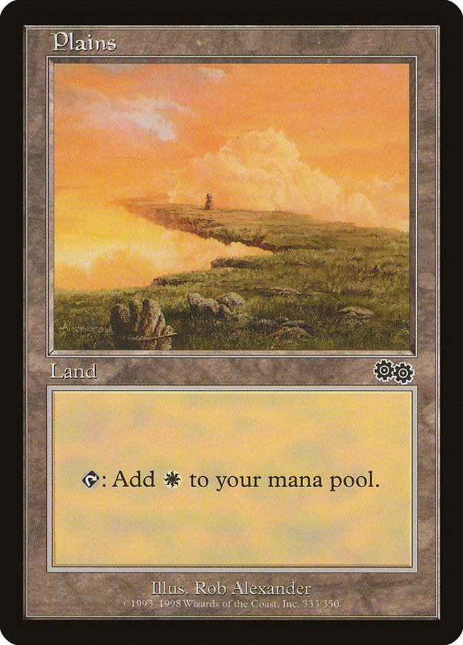 Plains (333) [Urza's Saga] | Shuffle n Cut Hobbies & Games