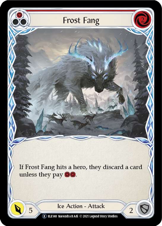 Frost Fang (Red) [U-ELE148] Unlimited Normal | Shuffle n Cut Hobbies & Games