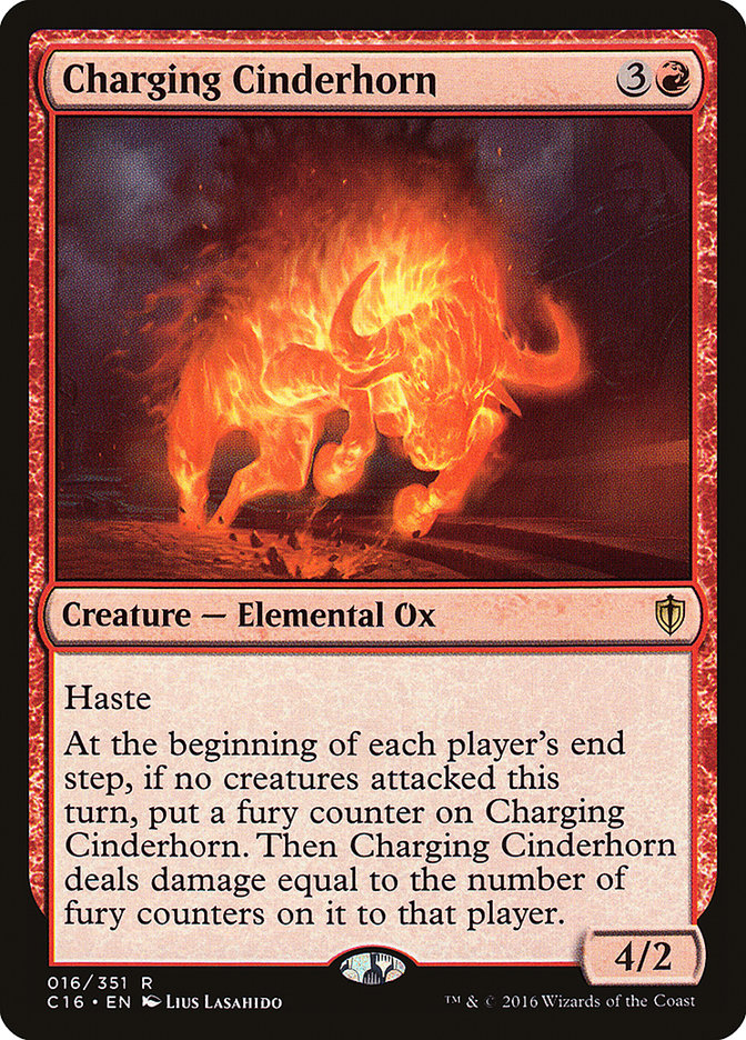 Charging Cinderhorn [Commander 2016] | Shuffle n Cut Hobbies & Games