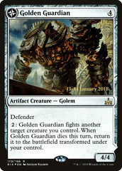 Golden Guardian // Gold-Forge Garrison [Rivals of Ixalan Prerelease Promos] | Shuffle n Cut Hobbies & Games