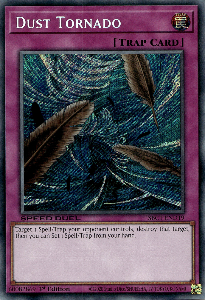 Dust Tornado [SBC1-END19] Secret Rare | Shuffle n Cut Hobbies & Games