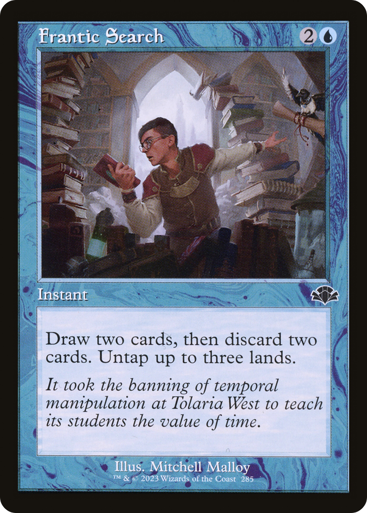 Frantic Search (Retro) [Dominaria Remastered] | Shuffle n Cut Hobbies & Games