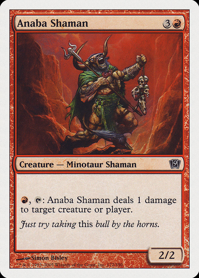 Anaba Shaman [Ninth Edition] | Shuffle n Cut Hobbies & Games