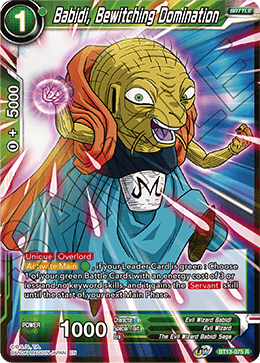 Babidi, Bewitching Domination (Rare) [BT13-075] | Shuffle n Cut Hobbies & Games