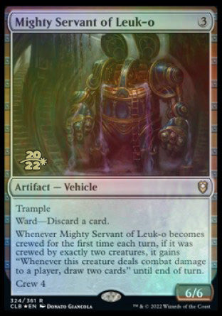 Mighty Servant of Leuk-o [Commander Legends: Battle for Baldur's Gate Prerelease Promos] | Shuffle n Cut Hobbies & Games