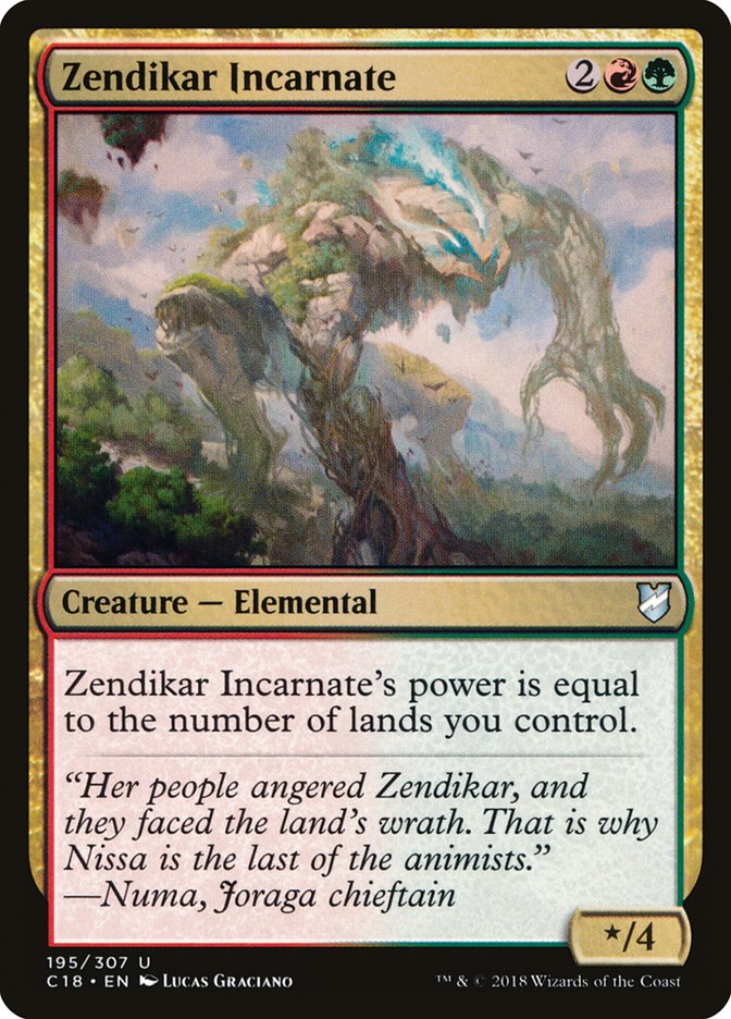 Zendikar Incarnate [Commander 2018] | Shuffle n Cut Hobbies & Games