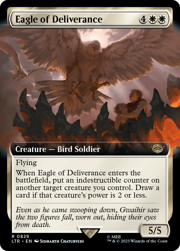 Eagle of Deliverance (Extended Art) [The Lord of the Rings: Tales of Middle-Earth] | Shuffle n Cut Hobbies & Games