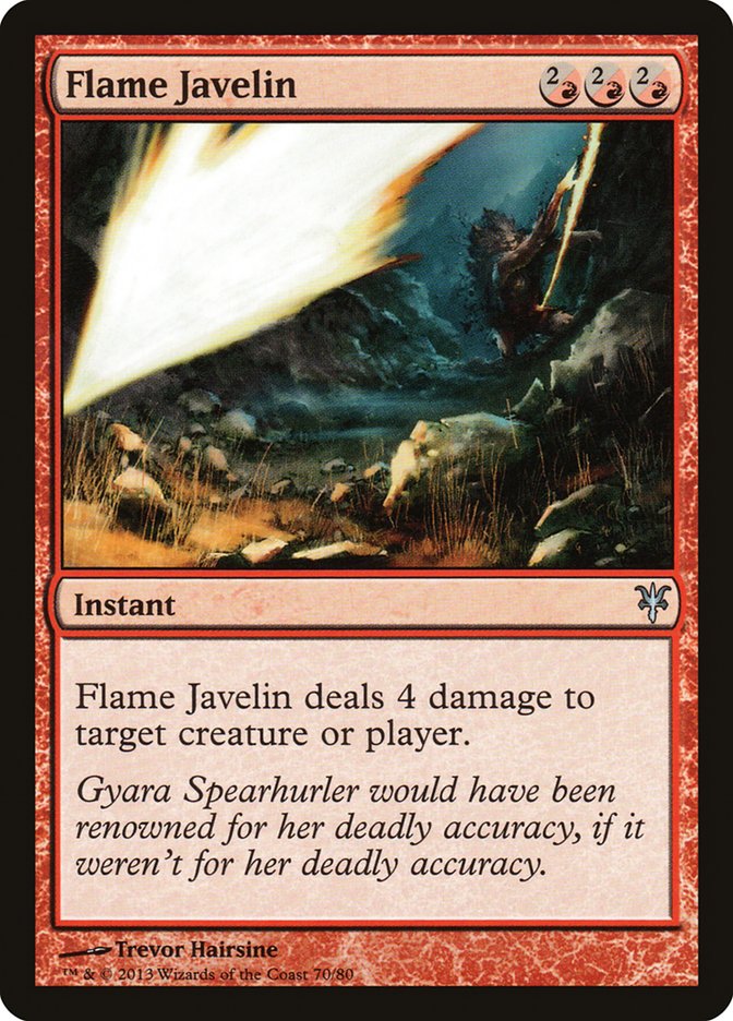 Flame Javelin [Duel Decks: Sorin vs. Tibalt] | Shuffle n Cut Hobbies & Games