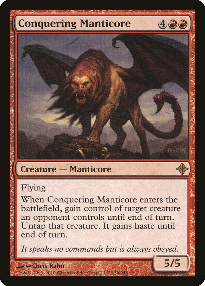 Conquering Manticore [Rise of the Eldrazi] | Shuffle n Cut Hobbies & Games