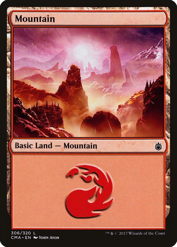 Mountain (306) [Commander Anthology] | Shuffle n Cut Hobbies & Games