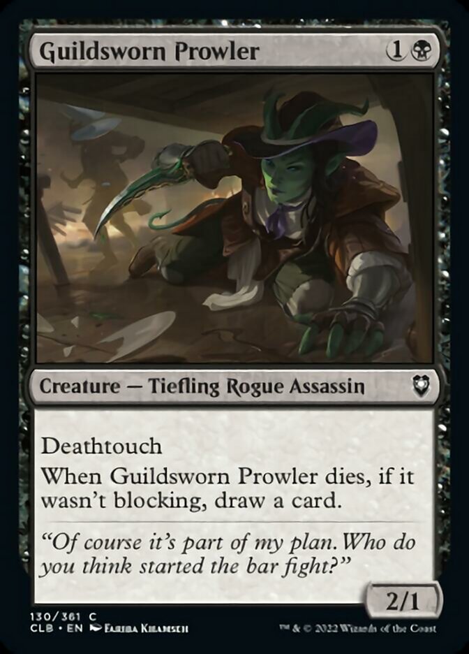 Guildsworn Prowler [Commander Legends: Battle for Baldur's Gate] | Shuffle n Cut Hobbies & Games