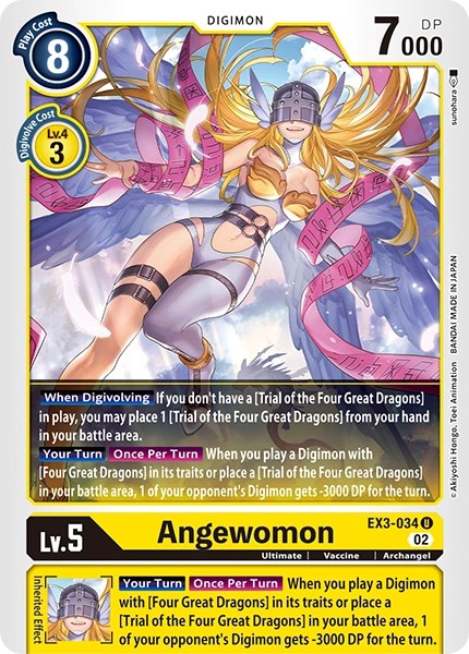 Angewomon [EX3-034] [Revision Pack Cards] | Shuffle n Cut Hobbies & Games