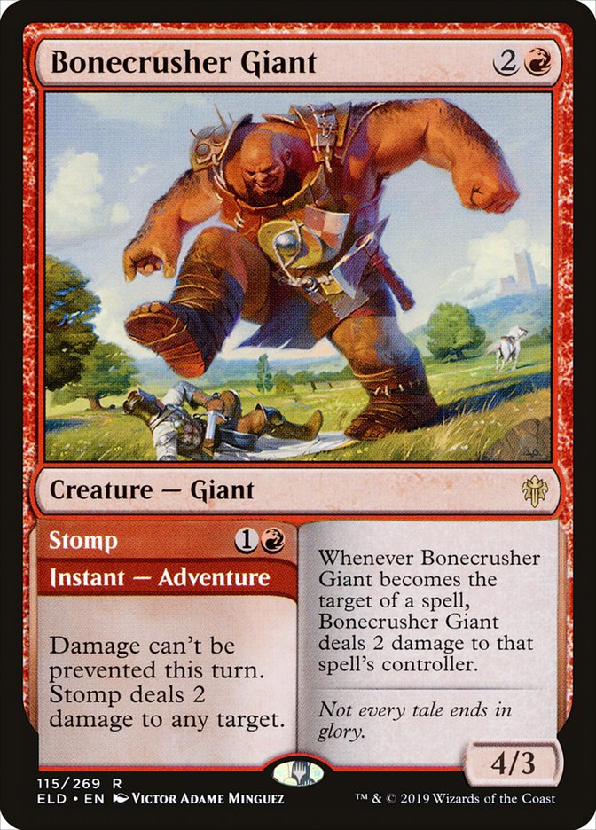 Bonecrusher Giant // Stomp [Throne of Eldraine] | Shuffle n Cut Hobbies & Games