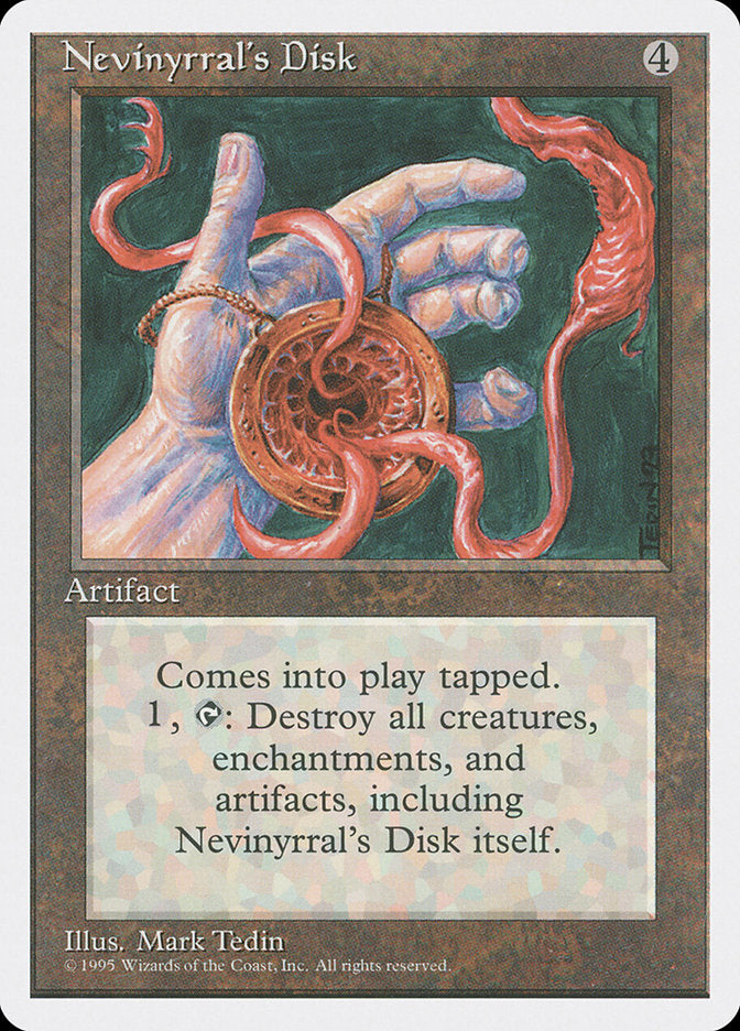 Nevinyrral's Disk [Fourth Edition] | Shuffle n Cut Hobbies & Games