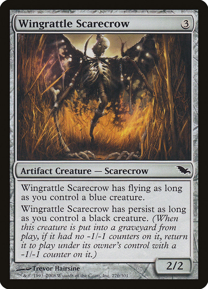 Wingrattle Scarecrow [Shadowmoor] | Shuffle n Cut Hobbies & Games