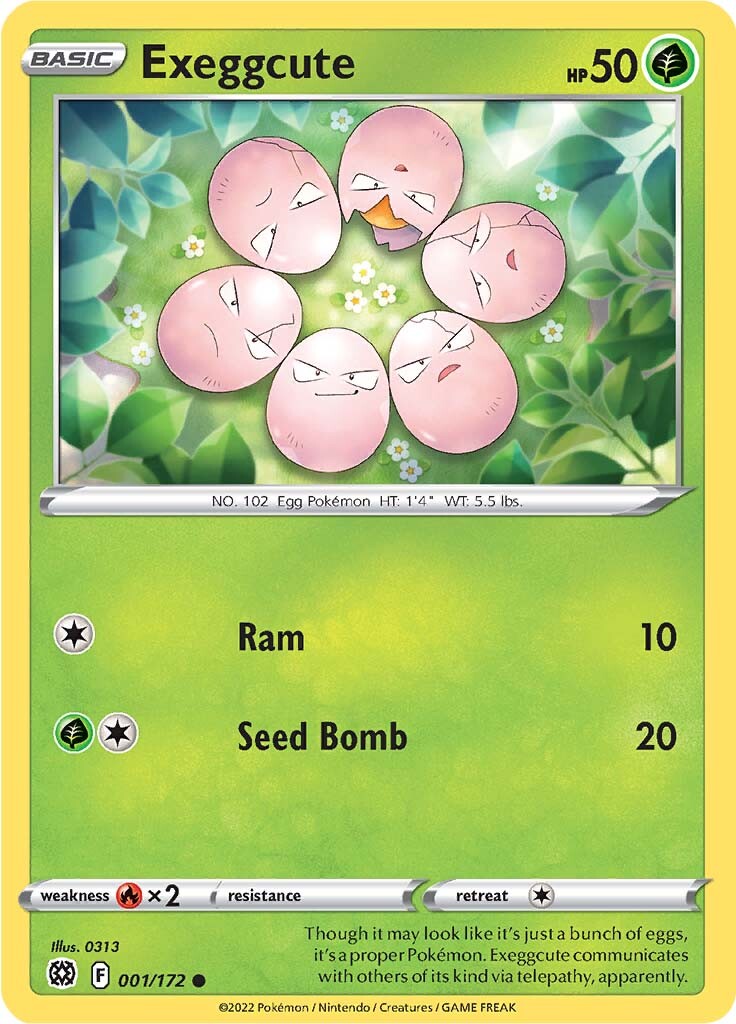 Exeggcute (001/172) [Sword & Shield: Brilliant Stars] | Shuffle n Cut Hobbies & Games