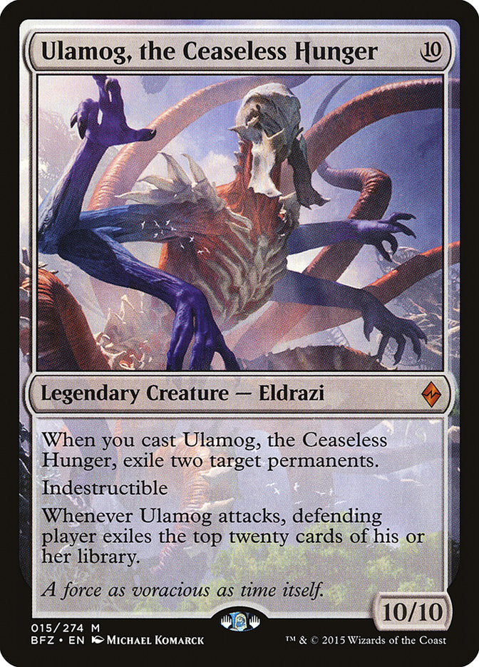 Ulamog, the Ceaseless Hunger [Battle for Zendikar] | Shuffle n Cut Hobbies & Games