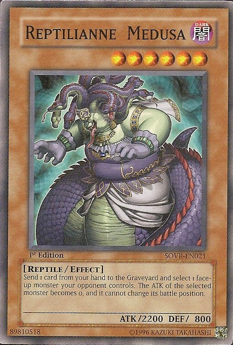 Reptilianne Medusa [SOVR-EN021] Common | Shuffle n Cut Hobbies & Games