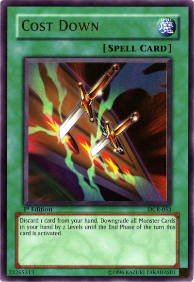 Cost Down [DCR-053] Ultra Rare | Shuffle n Cut Hobbies & Games