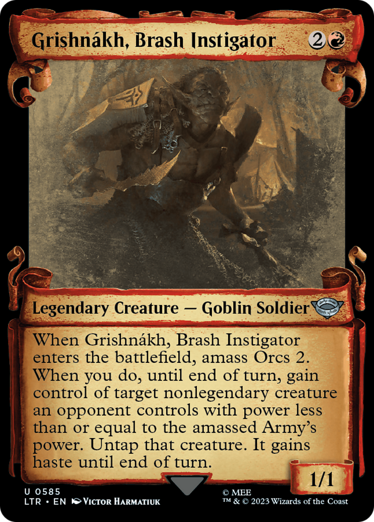 Grishnakh, Brash Instigator [The Lord of the Rings: Tales of Middle-Earth Showcase Scrolls] | Shuffle n Cut Hobbies & Games