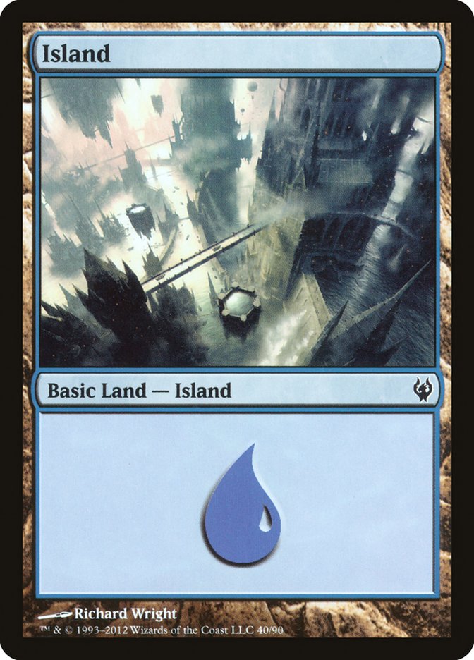 Island (40) [Duel Decks: Izzet vs. Golgari] | Shuffle n Cut Hobbies & Games