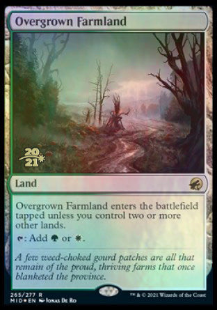 Overgrown Farmland [Innistrad: Midnight Hunt Prerelease Promos] | Shuffle n Cut Hobbies & Games