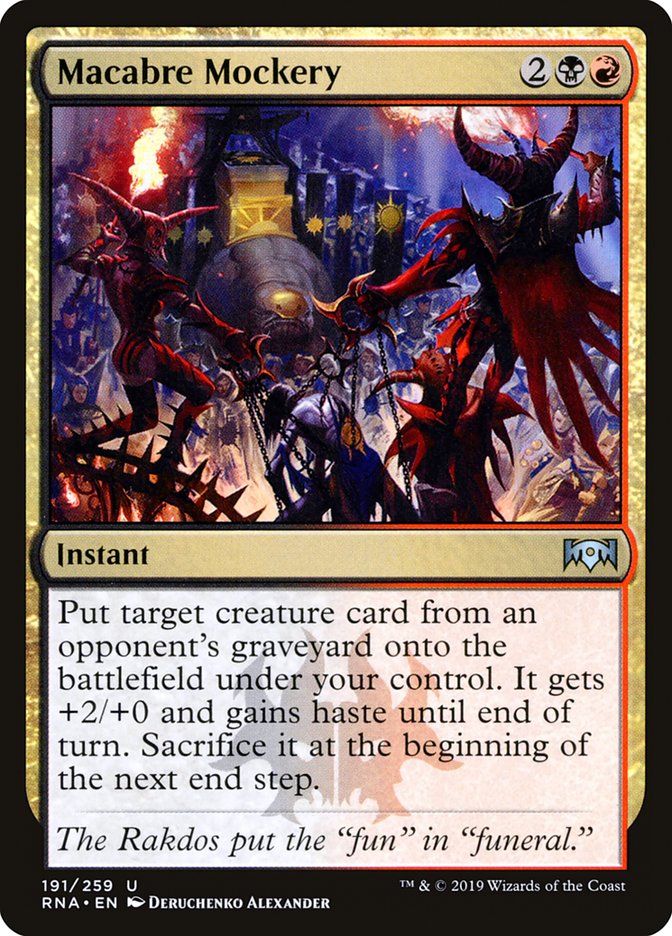 Macabre Mockery [Ravnica Allegiance] | Shuffle n Cut Hobbies & Games